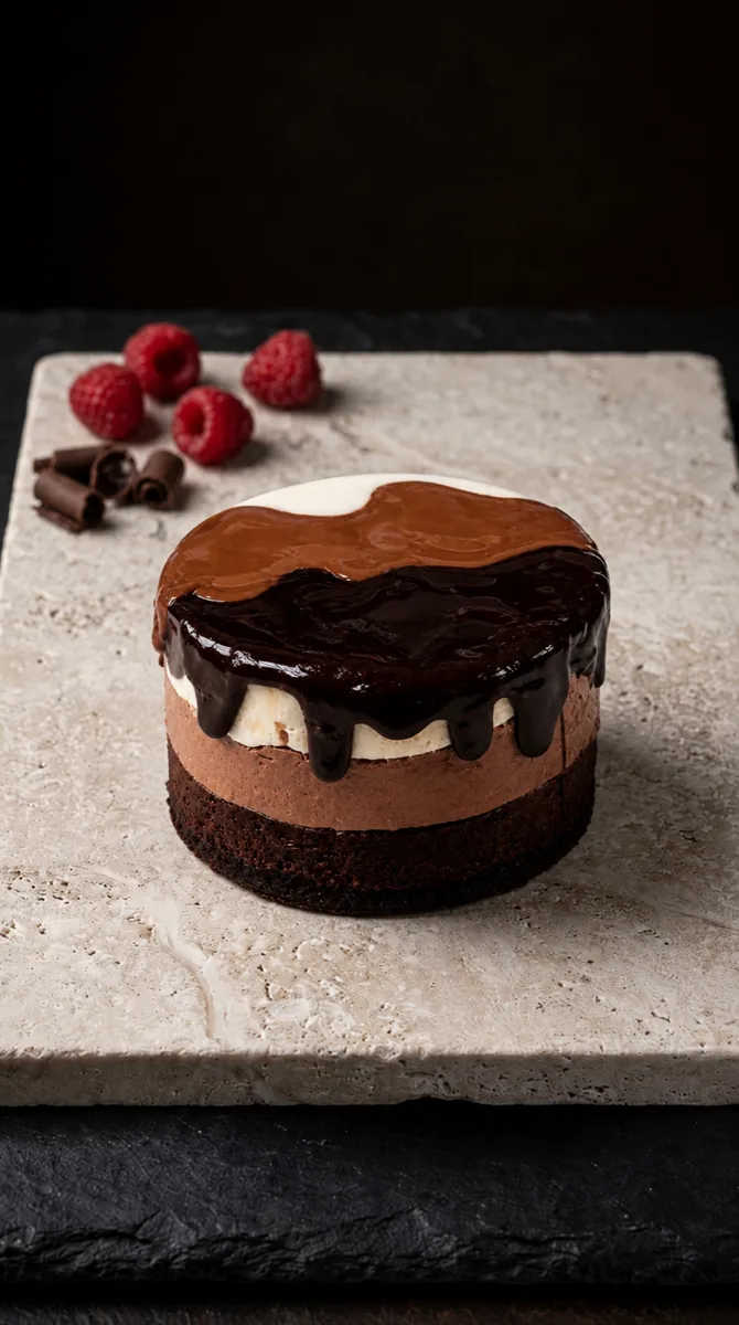 Torta Tres Chocolates — Arkyn Patisserie