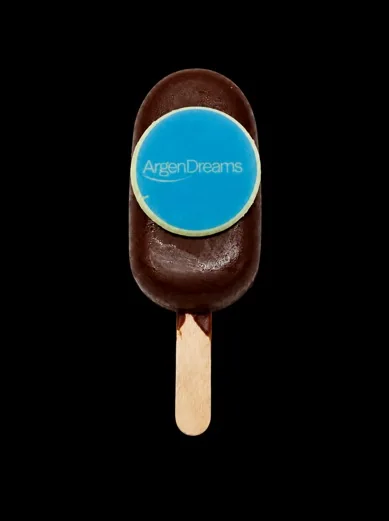 Paleta transfer con el logo de ArgenDreams
