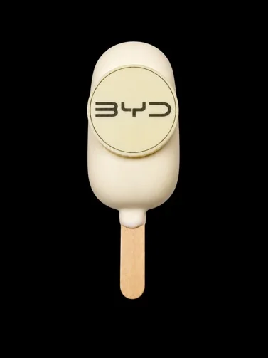 Paleta transfer con el logo de BYD