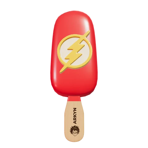 The Flash — render del modelo 3D