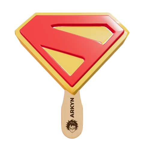 Superman — render del modelo 3D