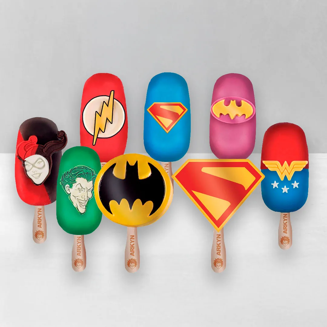 Colección completa DC Comics de Arkyn en helado 3D