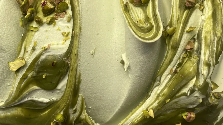 Pistacho — helado artesanal de Arkyn con pistachos partidos